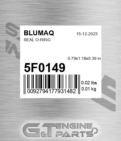 5F-0149 Seal O-ring for BLUMAQ