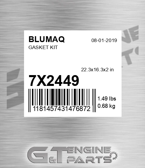7X-2449 BLUMAQ Gasket Kit