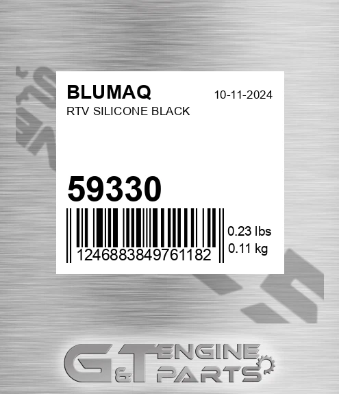 59330 Rtv Silicone Black for BLUMAQ