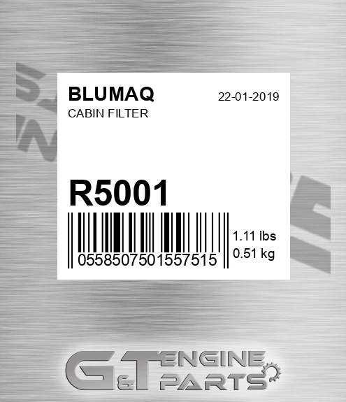 R5001 Cabin Filter