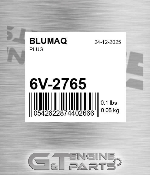 6V-2765 Plug for BLUMAQ
