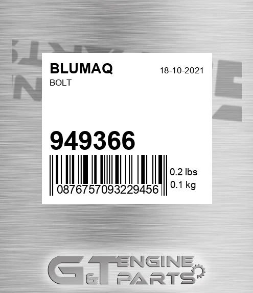 949366 BLUMAQ Bolt