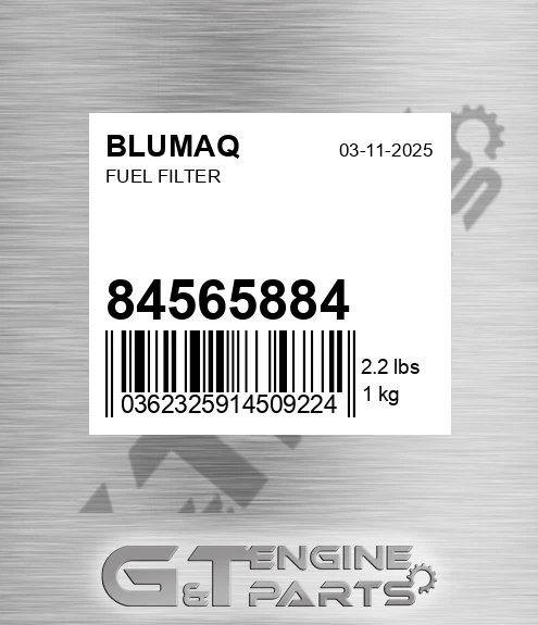 84565884 Fuel Filter