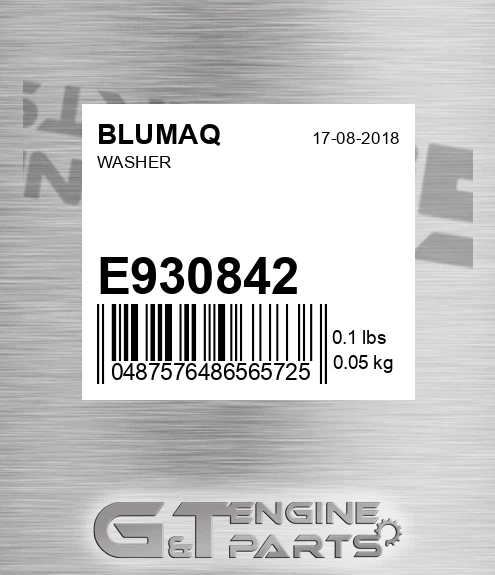 E930842 Washer