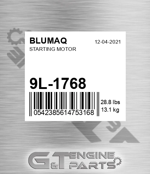 9L-1768 Starting Motor