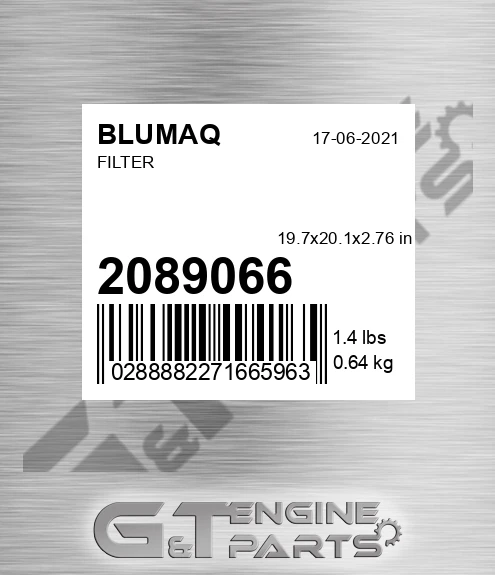 208-9066 Filter for BLUMAQ