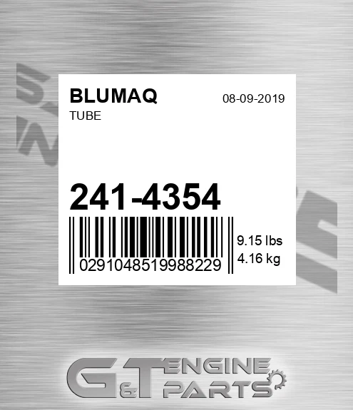 241-4354 Tube for BLUMAQ