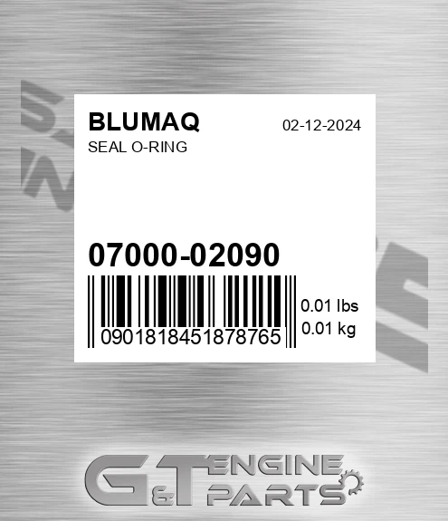07000-02090 BLUMAQ Seal O-ring