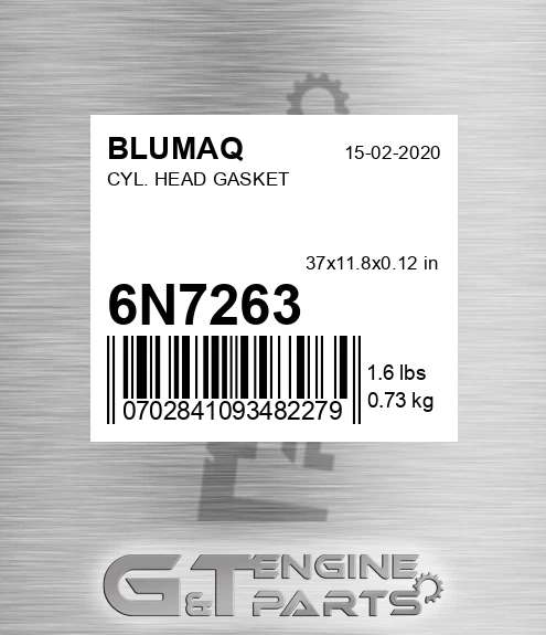6N-7263 Cyl. Head Gasket for BLUMAQ
