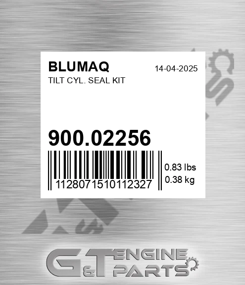 900.02256 Tilt Cyl. Seal Kit for BLUMAQ