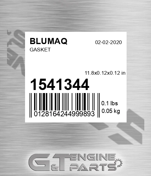 154-1344 Gasket for BLUMAQ