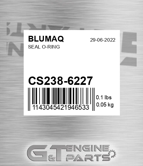 CS238-6227 Seal O-ring for BLUMAQ