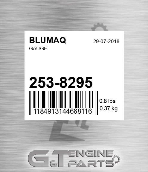 253-8295 Gauge for BLUMAQ