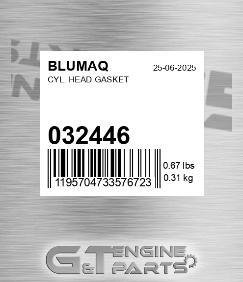 032.446 BLUMAQ Cyl. Head Gasket
