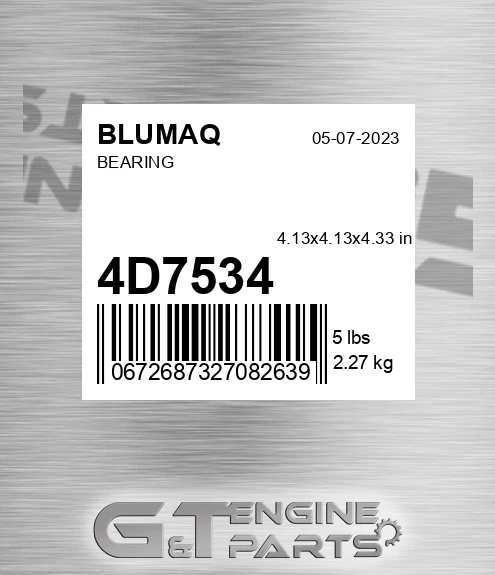 4D-7534 Bearing for BLUMAQ
