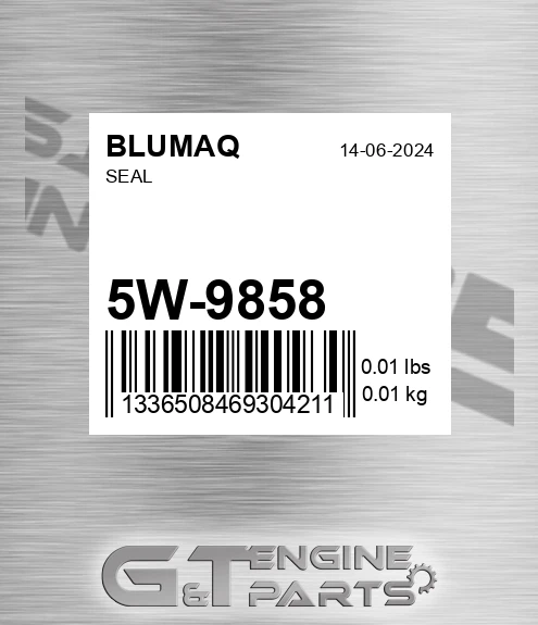 5W-9858 Seal for BLUMAQ