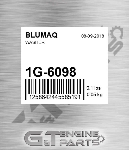 1G-6098 BLUMAQ Washer