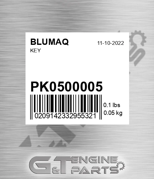 PK0500005 Key for BLUMAQ