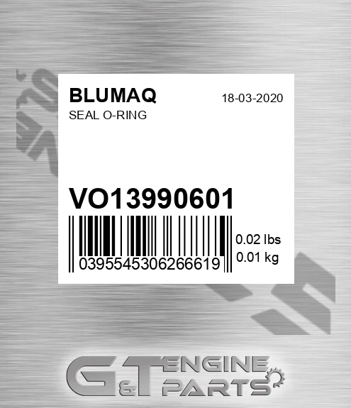 VO13990601 Seal O-ring for BLUMAQ