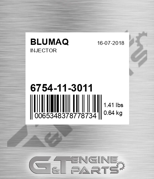 6754-11-3011 Injector for BLUMAQ