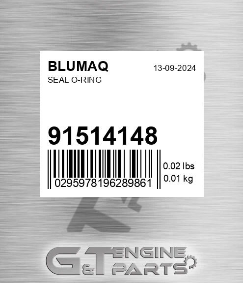 91514148 Seal O-ring for BLUMAQ