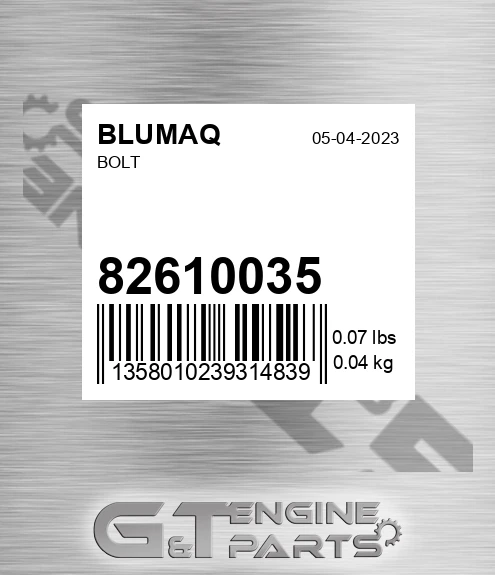 82610035 BLUMAQ Bolt