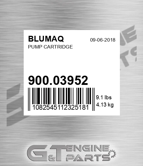 900.03952 Pump Cartridge for BLUMAQ