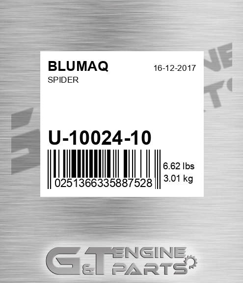U-10024-10 Spider for BLUMAQ