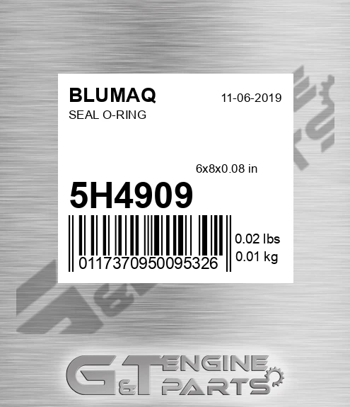 5H-4909 Seal O-ring for BLUMAQ