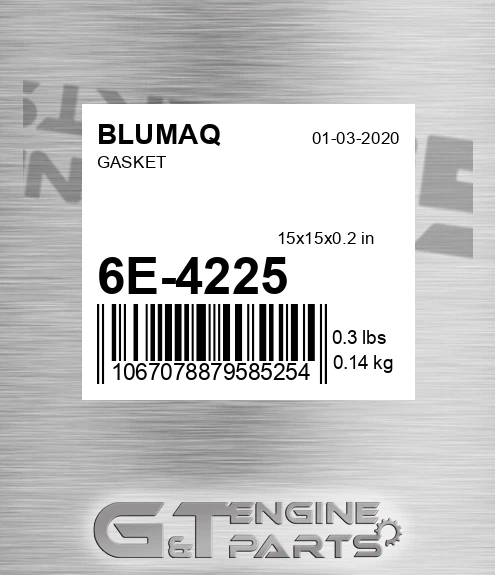 6E-4225 Gasket for BLUMAQ