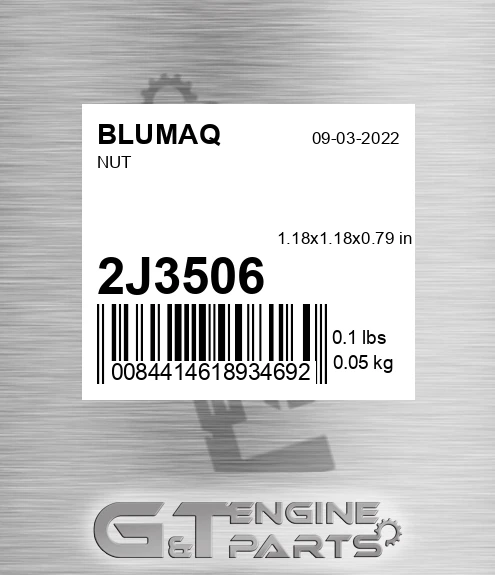 2J-3506 Nut