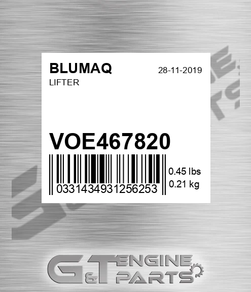 VOE467820 Lifter for BLUMAQ
