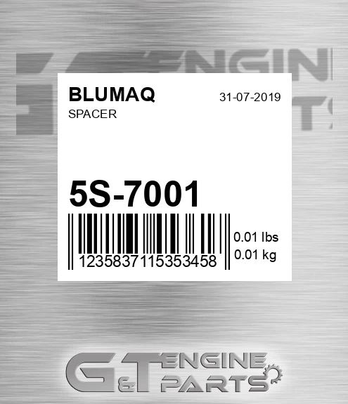 5S-7001 Spacer for BLUMAQ