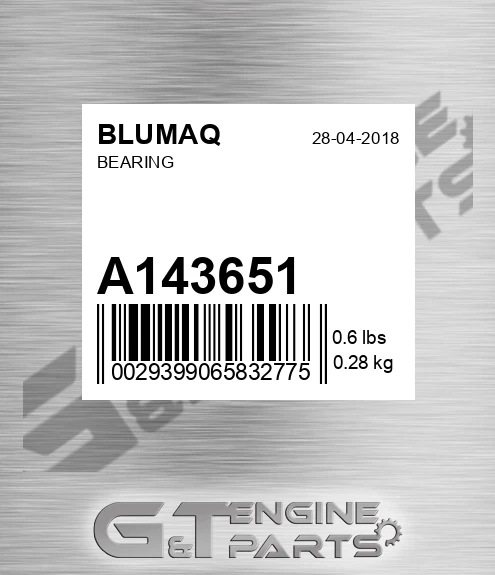 A143651 Bearing