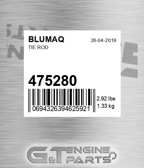 475280 Tie Rod