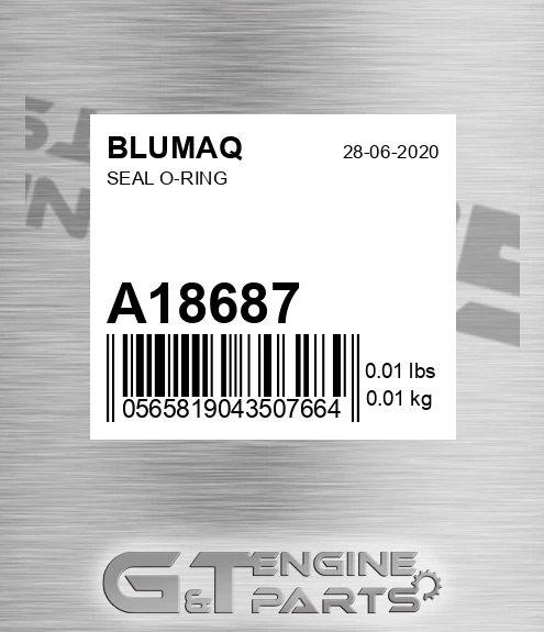 A18687 BLUMAQ Seal O-ring