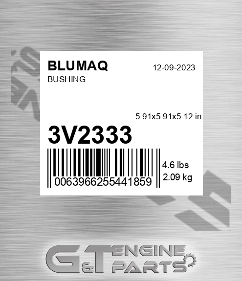 3V-2333 Bushing for BLUMAQ
