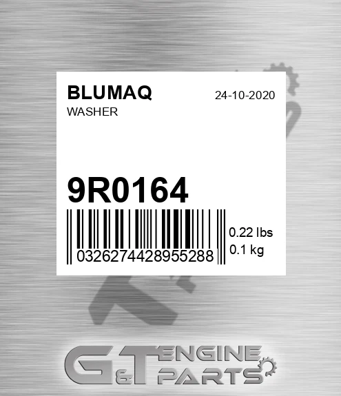 9R-0164 Washer for BLUMAQ