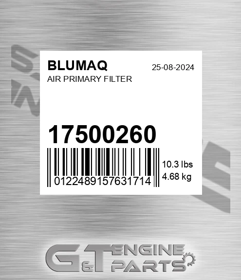 17500260 BLUMAQ Air Primary Filter