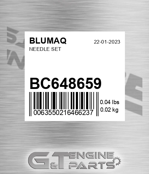 BC64865-9 BLUMAQ Needle Set