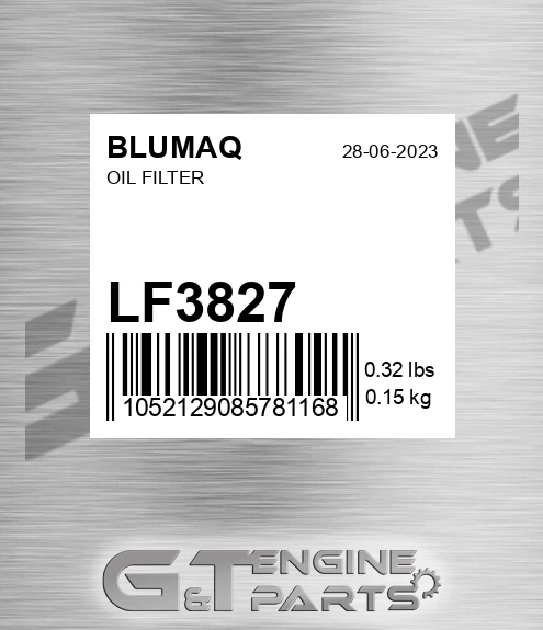LF3827 Oil Filter
