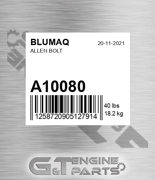 A10080 BLUMAQ Allen Bolt