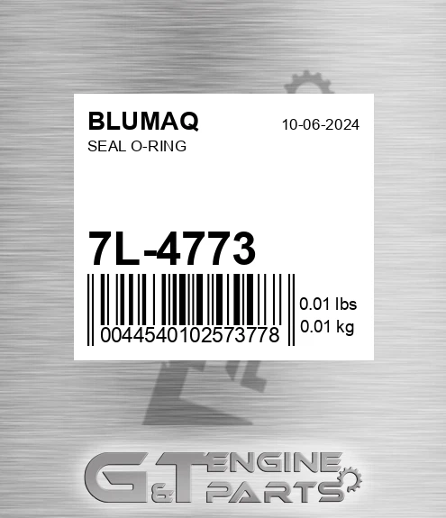 7L-4773 Seal O-ring for BLUMAQ
