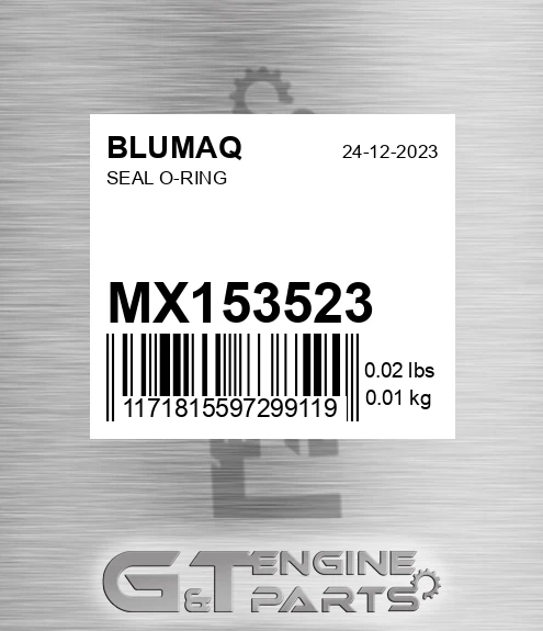 MX153523 BLUMAQ Seal O-ring