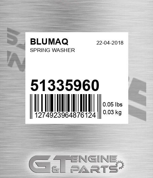 51335960 BLUMAQ Spring Washer