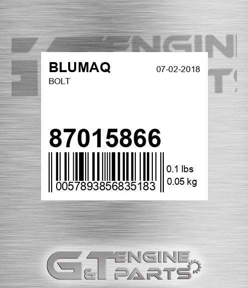 87015866 BLUMAQ Bolt