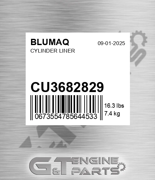 CU3682829 Cylinder Liner