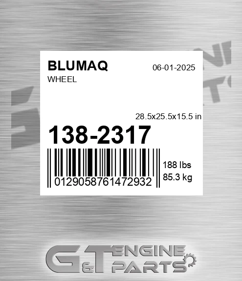 138-2317 Wheel for BLUMAQ