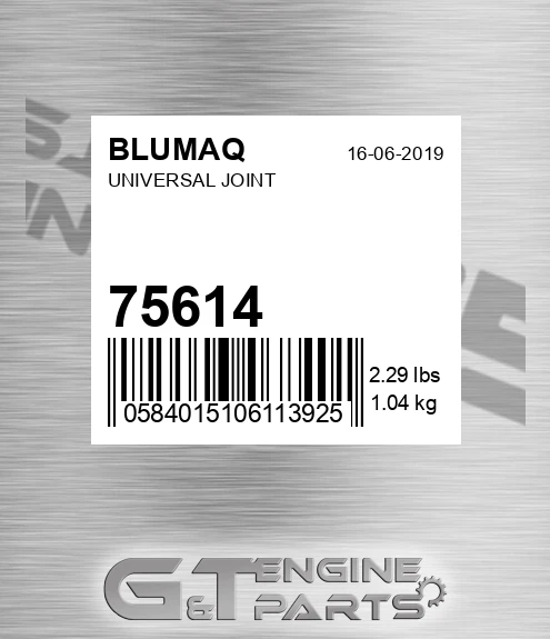 75614 BLUMAQ Universal Joint