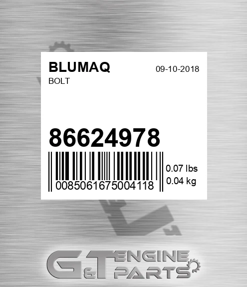 86624978 Bolt